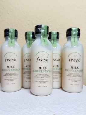 fresh Milk Body Cleanser - 5x 75ml each New all sealed